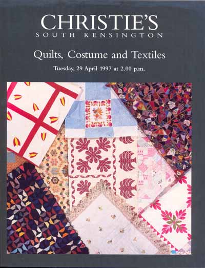Christies`s Catalog "Quilts, Costume and Textiles"